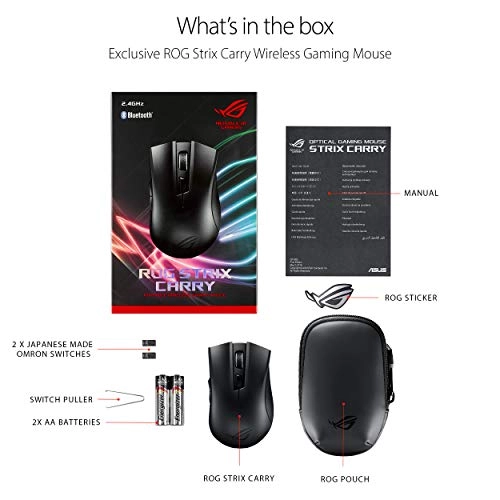 P508 ROG Strix Carry Optical Gaming Mouse - Wireless
