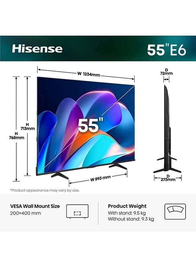 TV 55E6S 55"