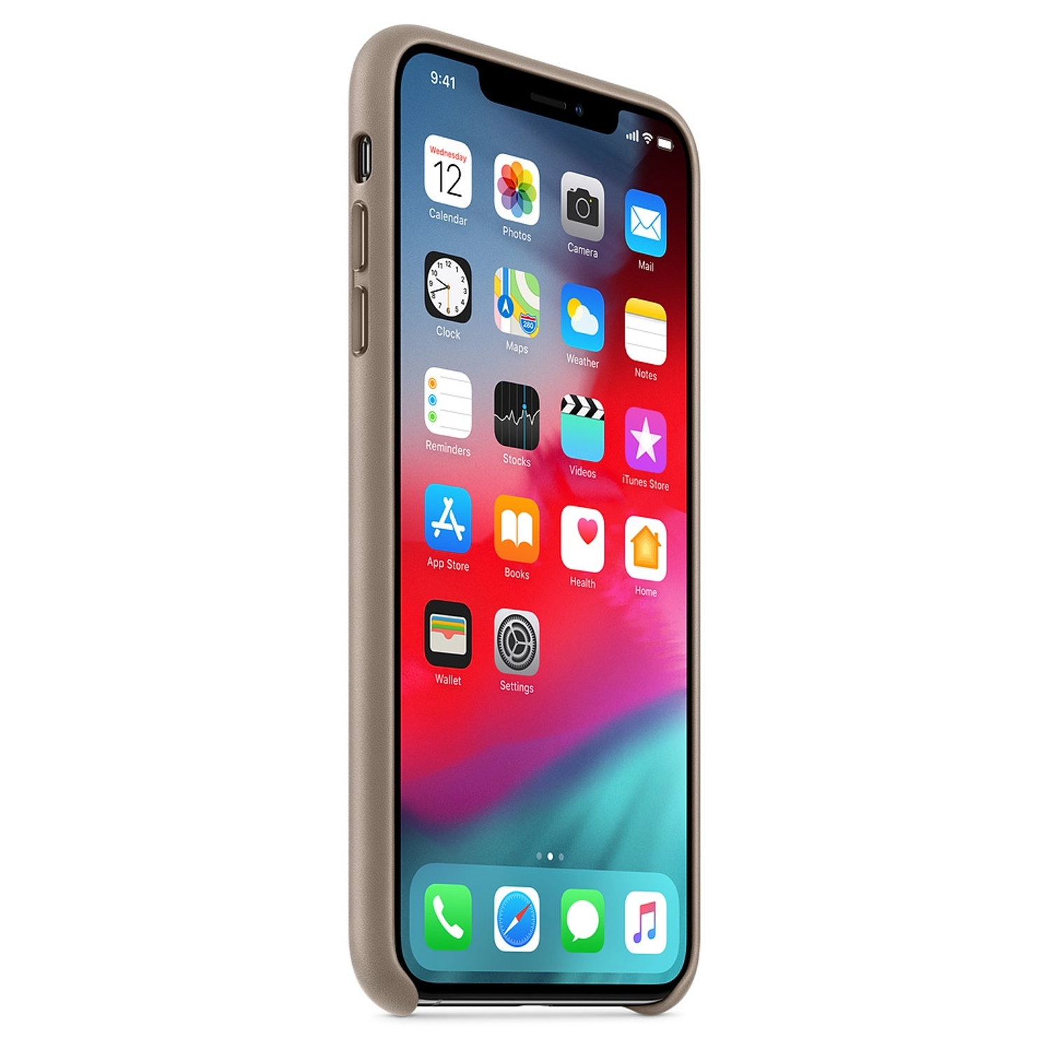 Leather Case Back Case for iPhone XS Max