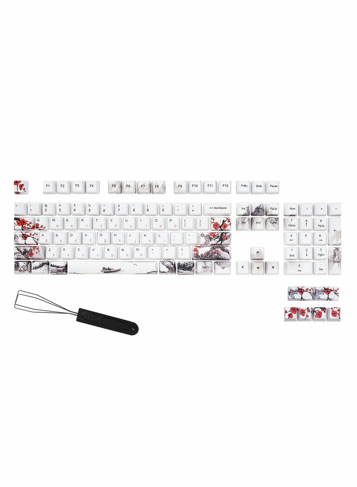 Rubber Keycaps Set