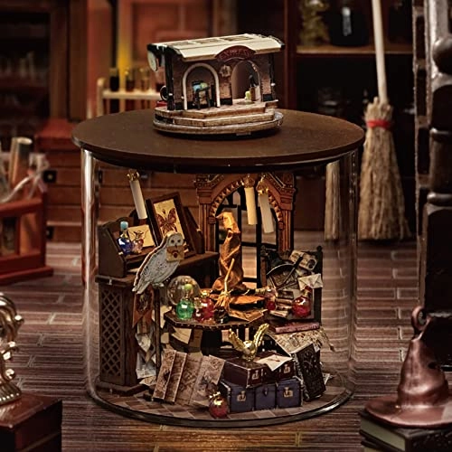 Miniature Dollhouse Kit - Dark magic mixed with gothic 1：24
