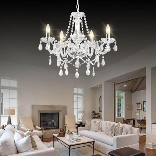 Crystal Chandelier - Dimmable