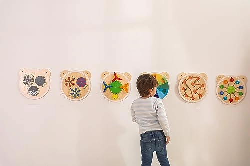 Wooden Wall Toy - 2+ Years