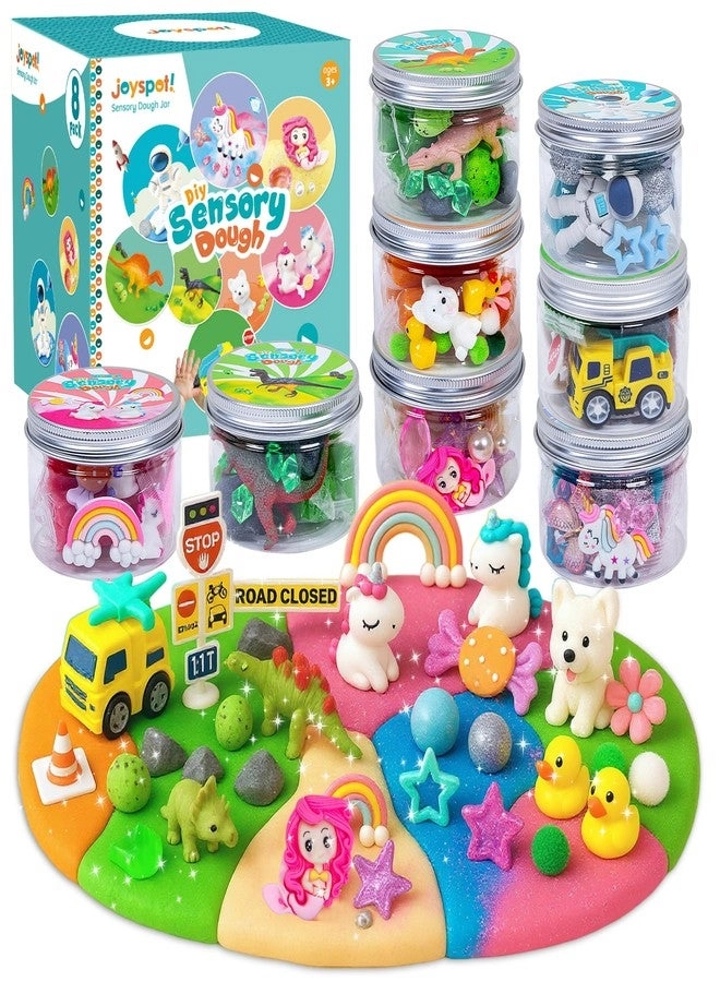 JOY SPOT! Play Dough Jars - 8-Pack