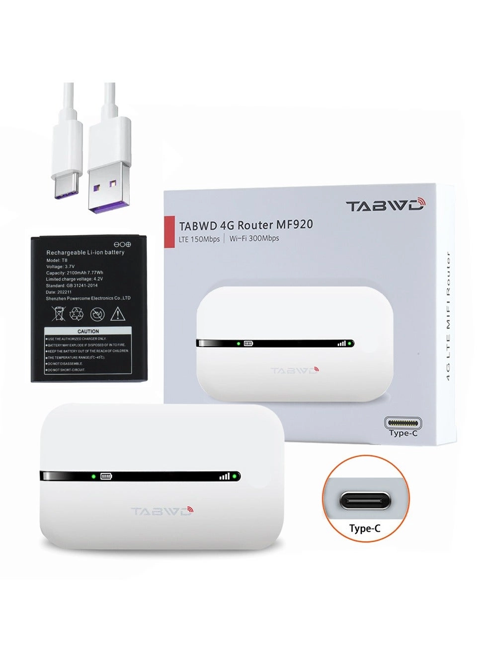 Wireless WiFi Router - 4G/5G 150mbps