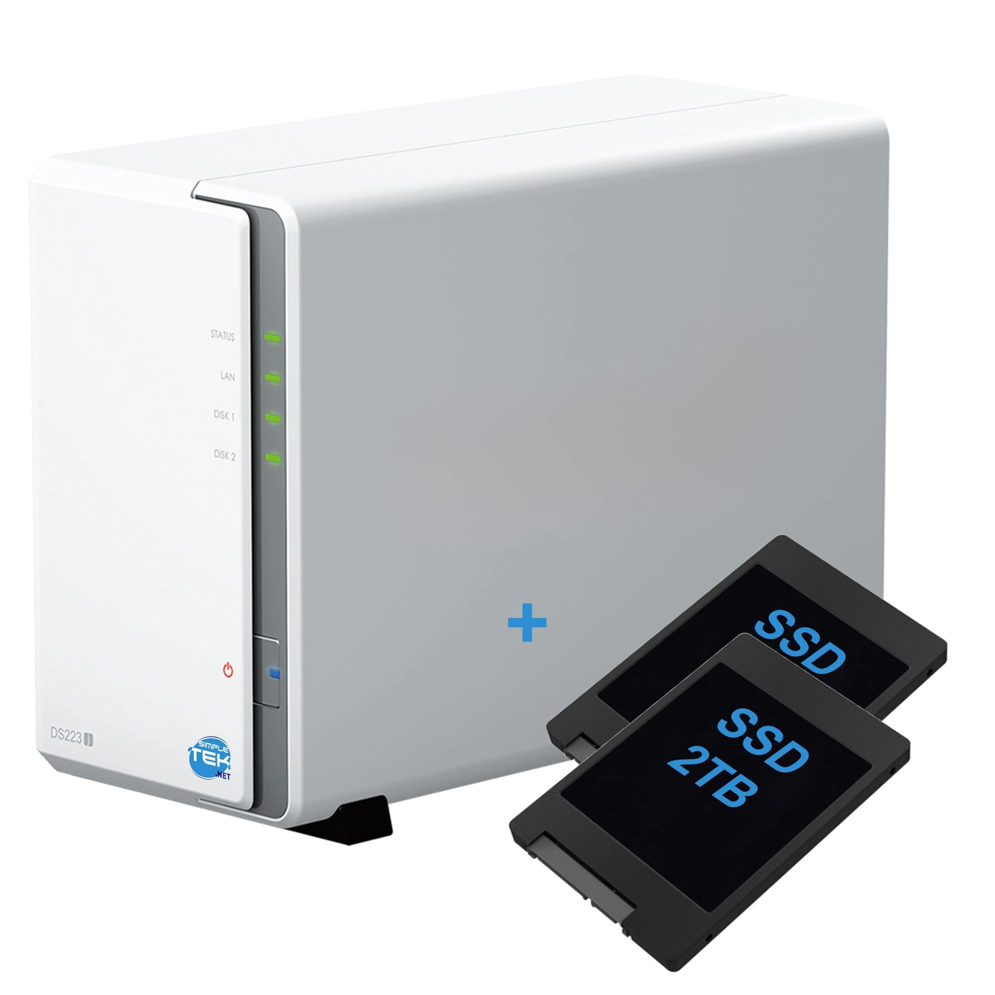 SIMPLETEK NAS Network Storage Device 2-Bay 4TB