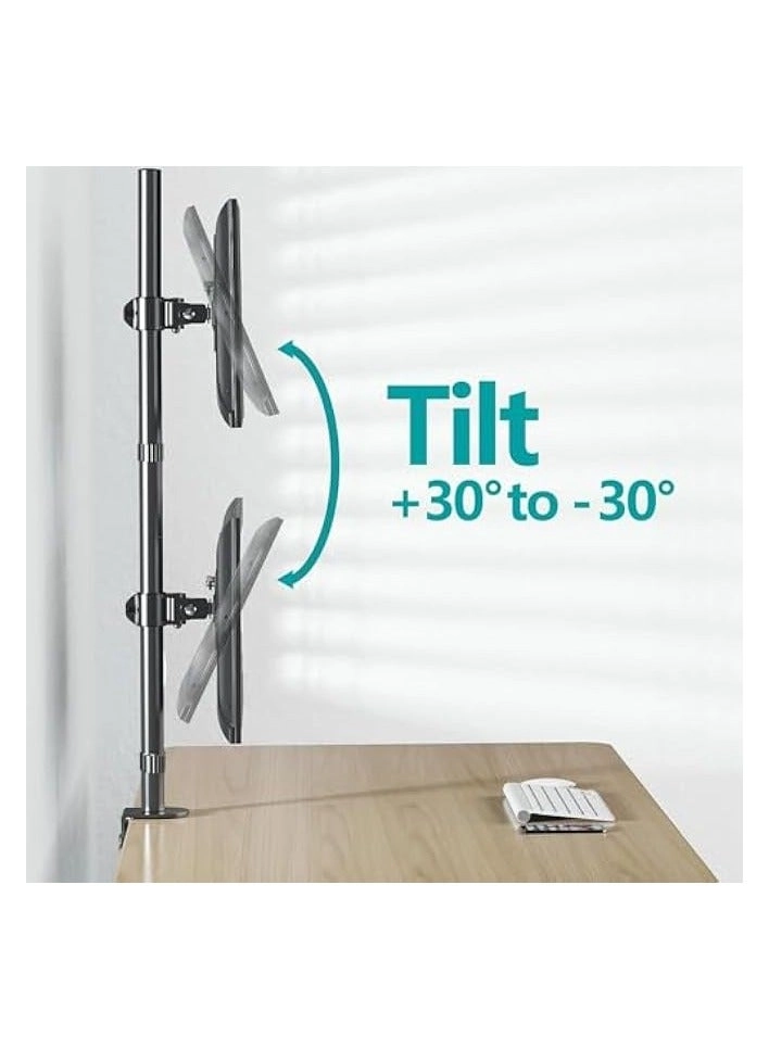 Dual Monitor Stand - 32 inch 75mm x 75mm 100mm x 100mm