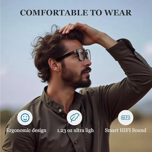 Smart Glasses - Bluetooth 5.0 Open Ear Speaker