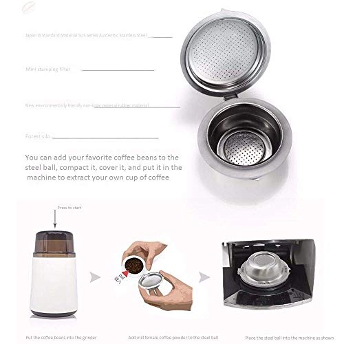 Espresso Coffee Machine - 150 Milliliters Removable Tank