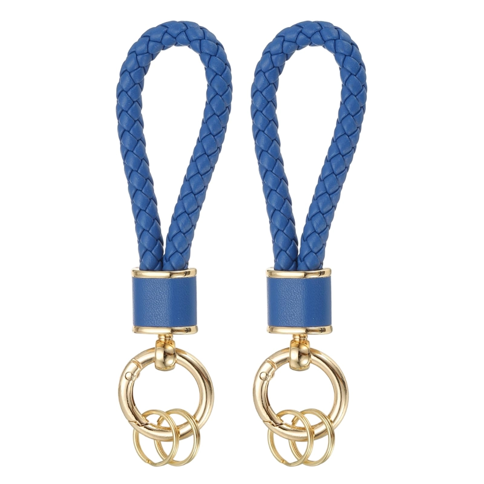 Braided Leather Keychain - Animal