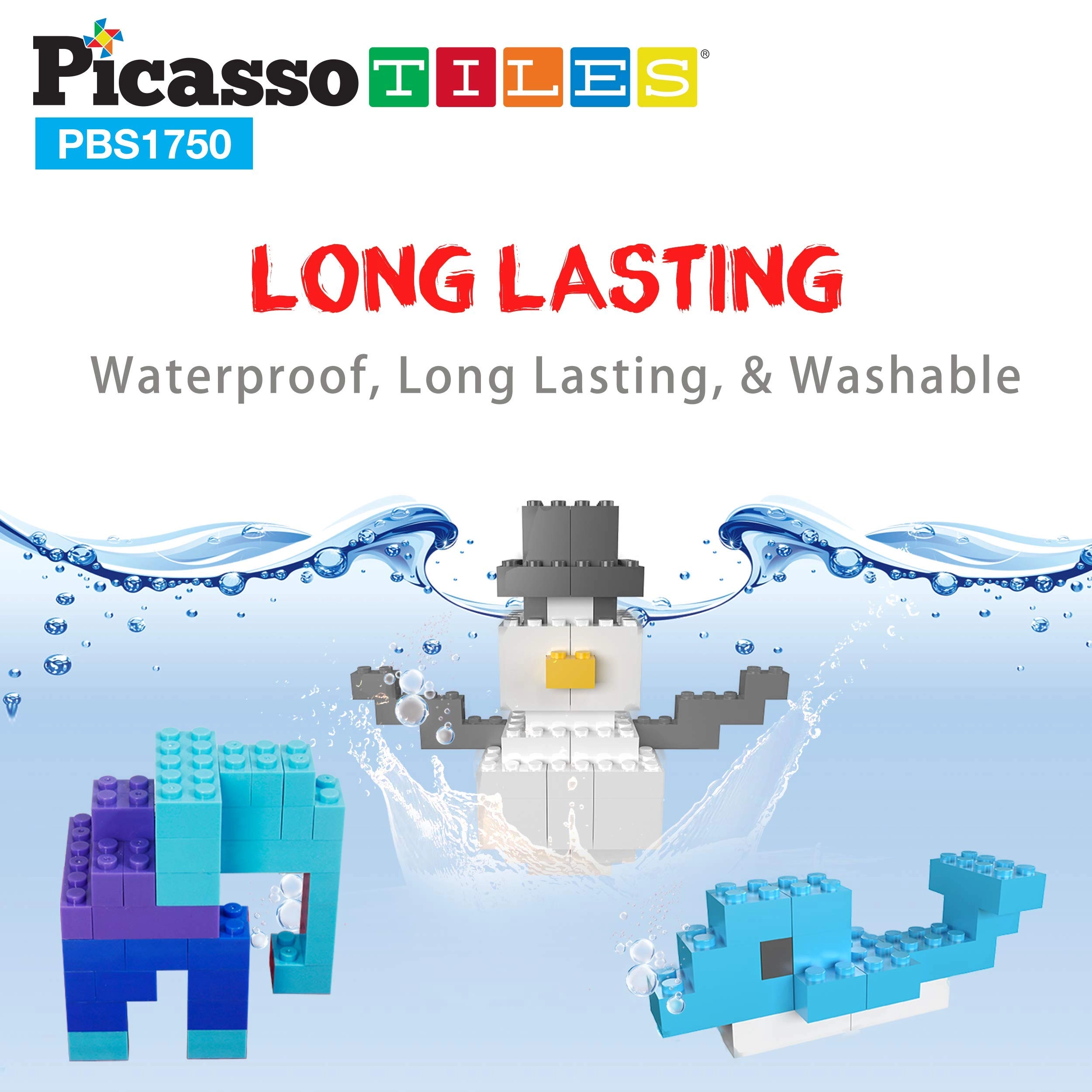 Building Block Tiles - 1750pcs