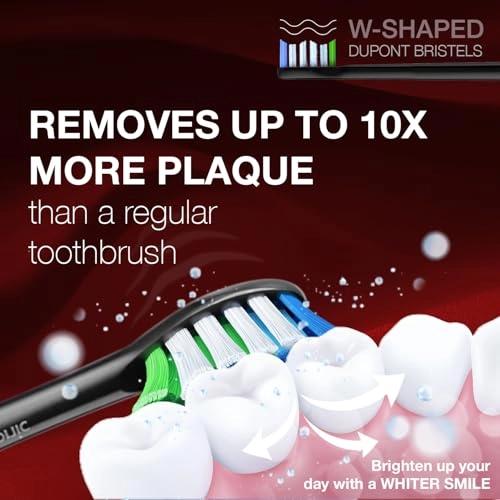 IntelliBrush - 50,000 VPM 8 Brush Heads Pressure Sensor