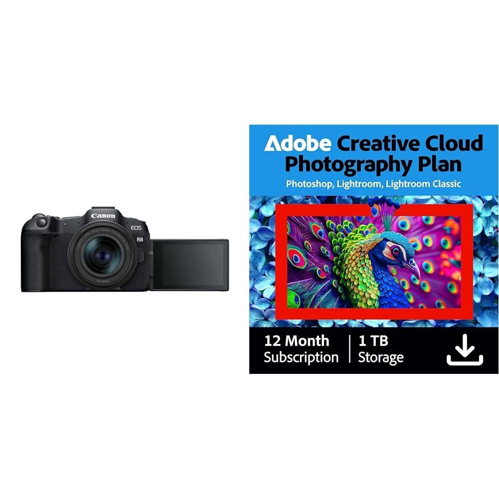 Canon EOS R8 + Creative Cloud Pro Photography Plan 1TB