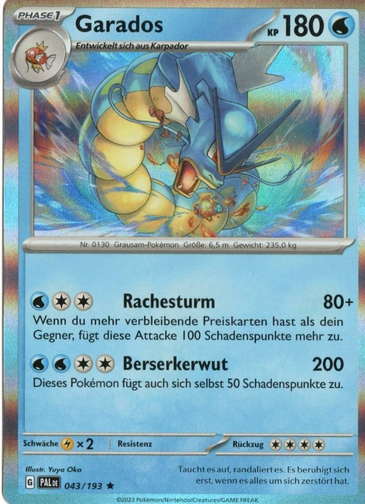 MZTCG Pokemon Garados PAL 043 - German