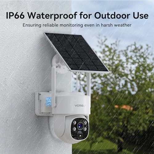 Outdoor Wireless Solar Security Camera System - 2 Cams 10 channels 1440p