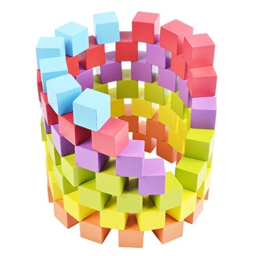 Color cognitive arithmetic cube - 3 years old and above 100 pieces