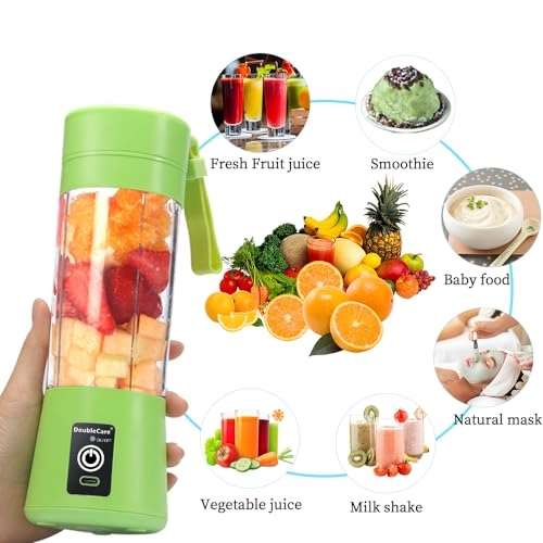 Portable Blender Cup - Electric USB Juicer Mini Six Blades