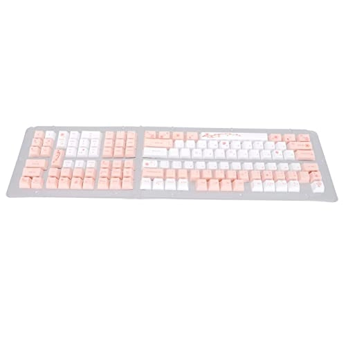 Keyboard Keycaps - Cherry Blossoms Powder 123 Keys PBT