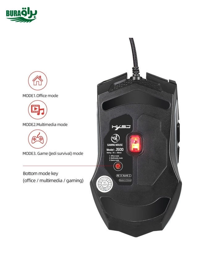 J500 Gaming Mouse - Wired