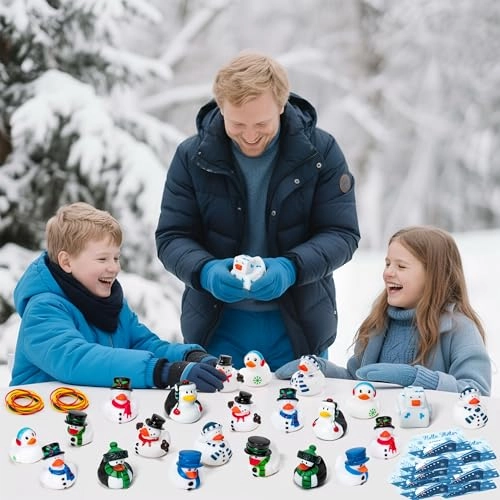 Winter Rubber Ducks - 20 Set 60 Pieces