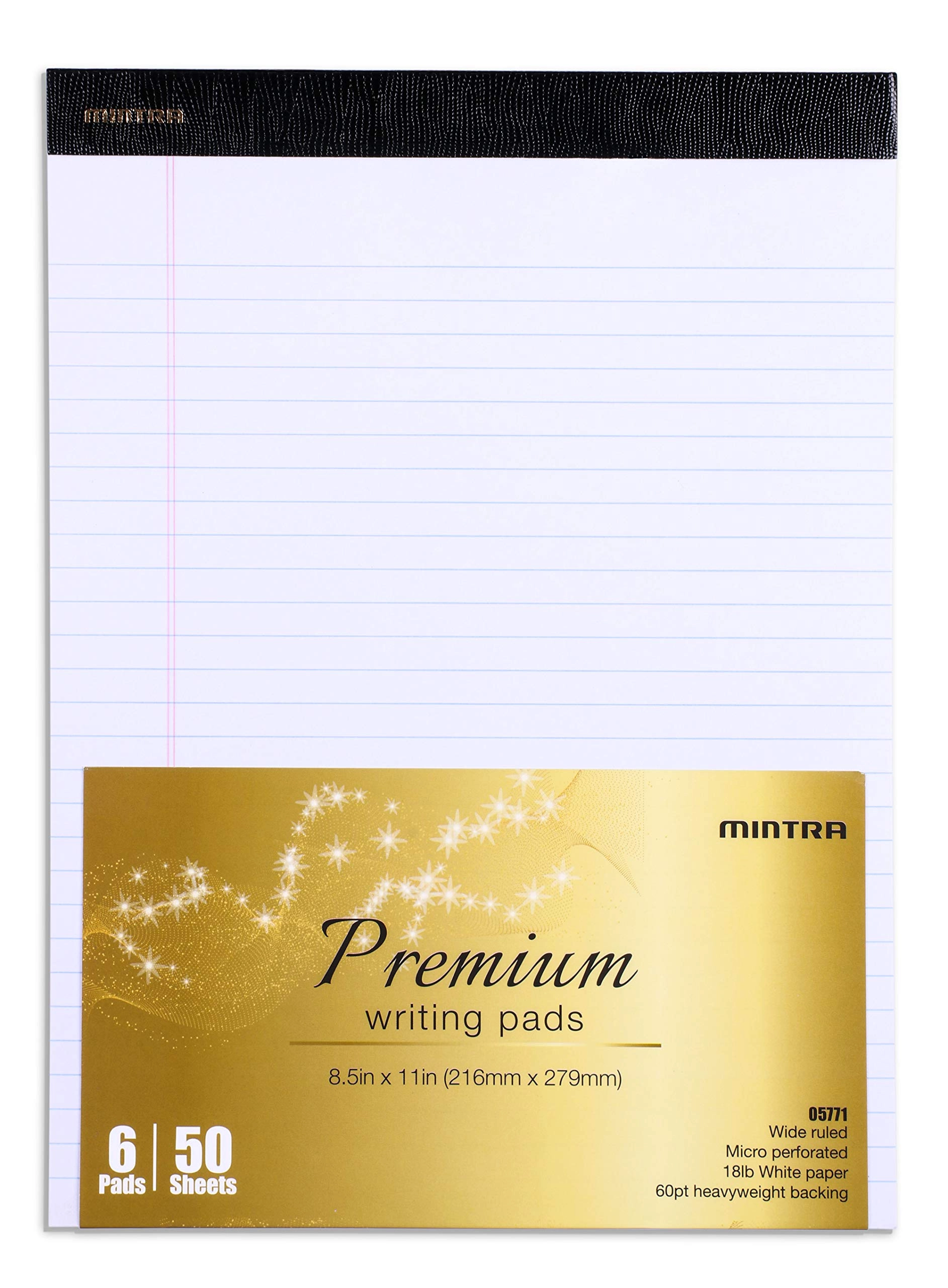 Legal Pads 8.5-x-11-inch inches - Lined 50 Sheets