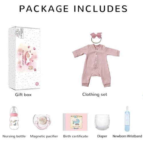 Reborn Baby Doll - 20 Inch Vinyl Weighted Cloth Body Ages 3+