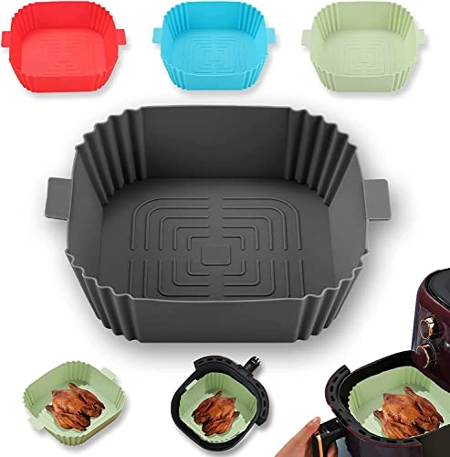 Air Fryer Silicone Pot Square Liners - 2 Cups