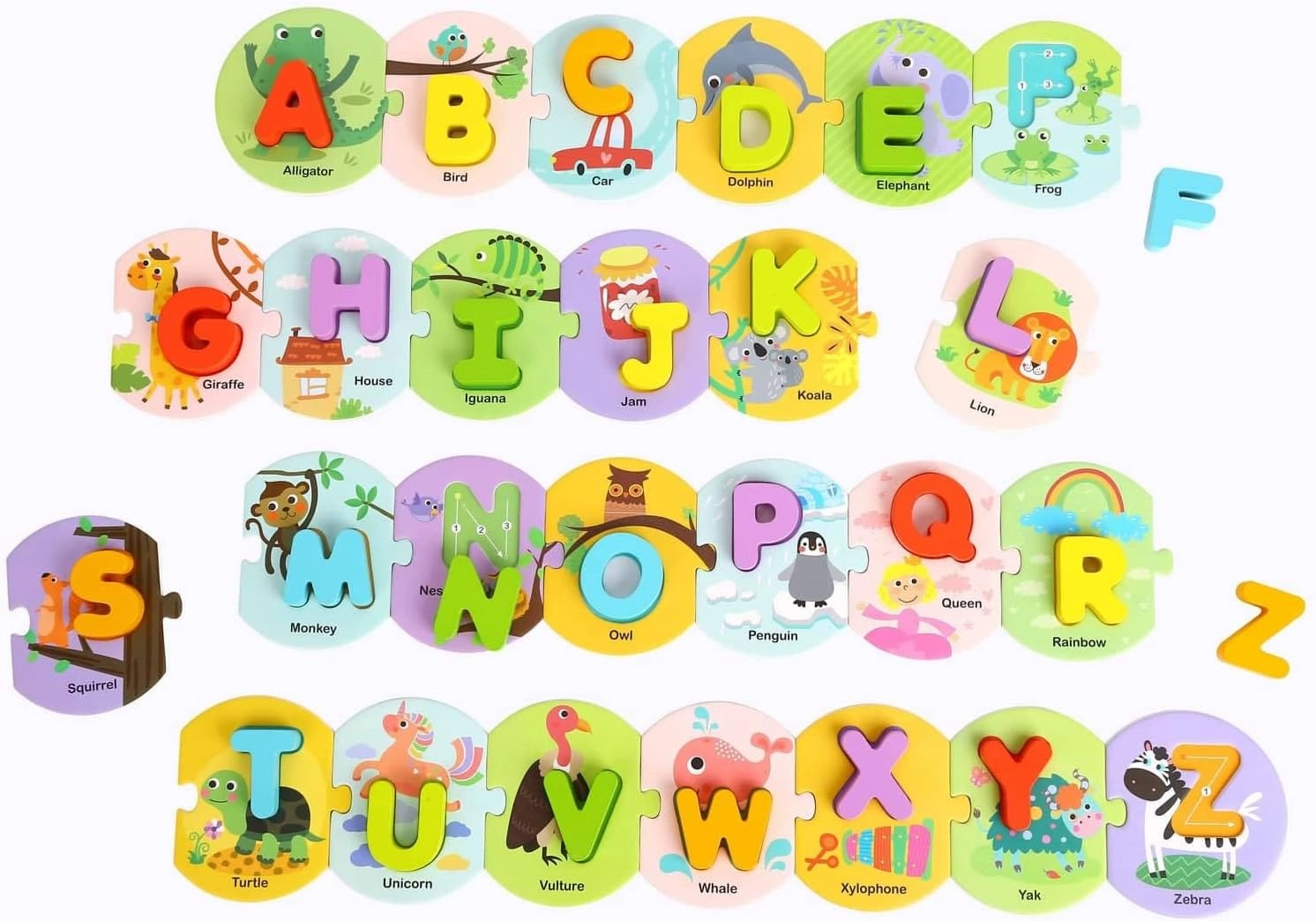 COLOR LAND CHILDRENS TOYS CENTER LLC Chunky Alphabet Puzzle - All Ages
