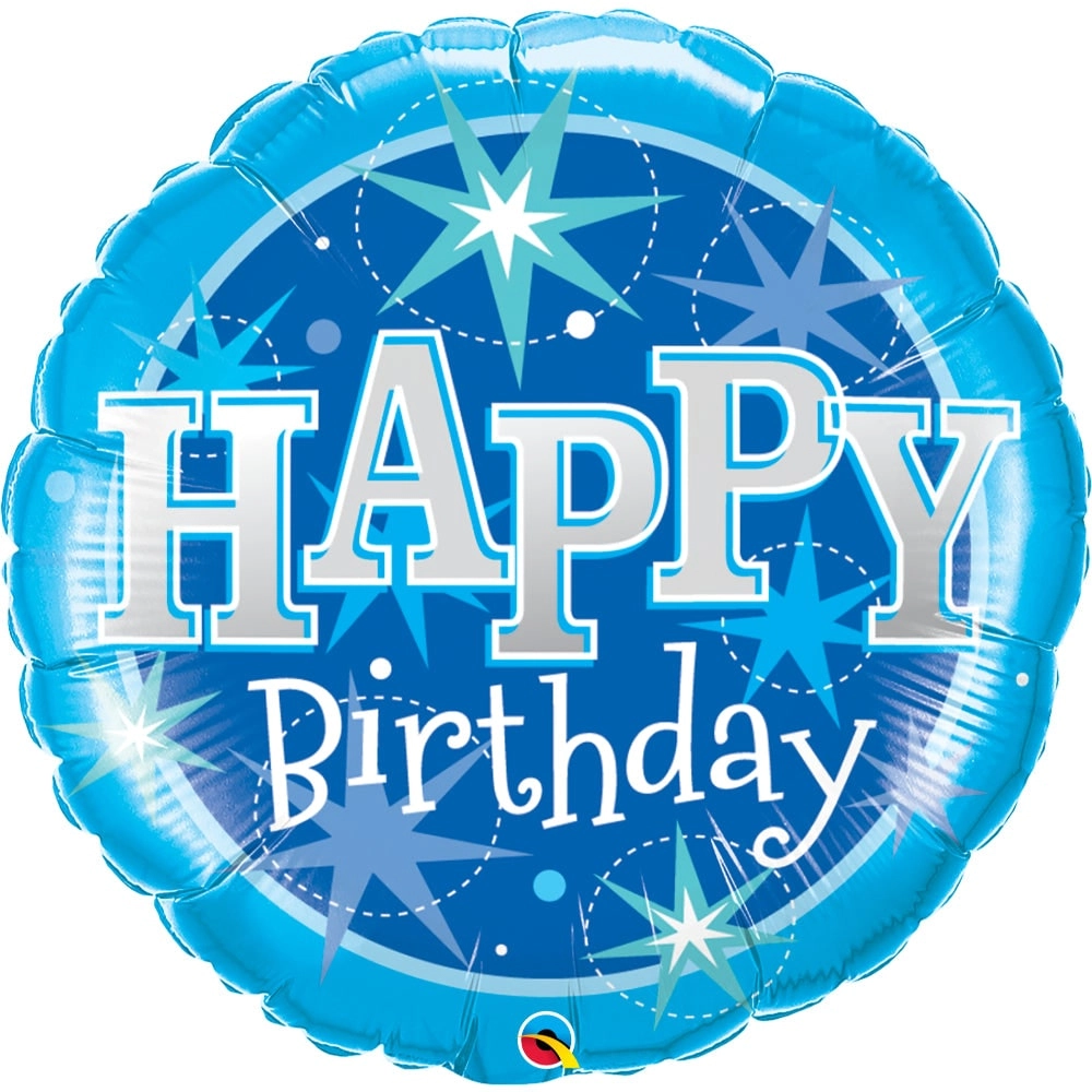 Party Zone Birthday Sparkle Super Shape Foil Balloon