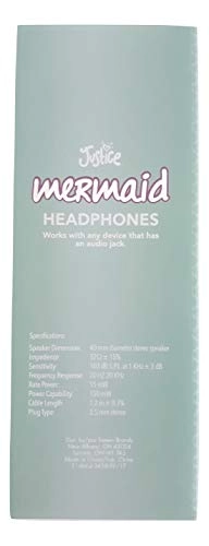Justice Mermaid Wired Headphone
