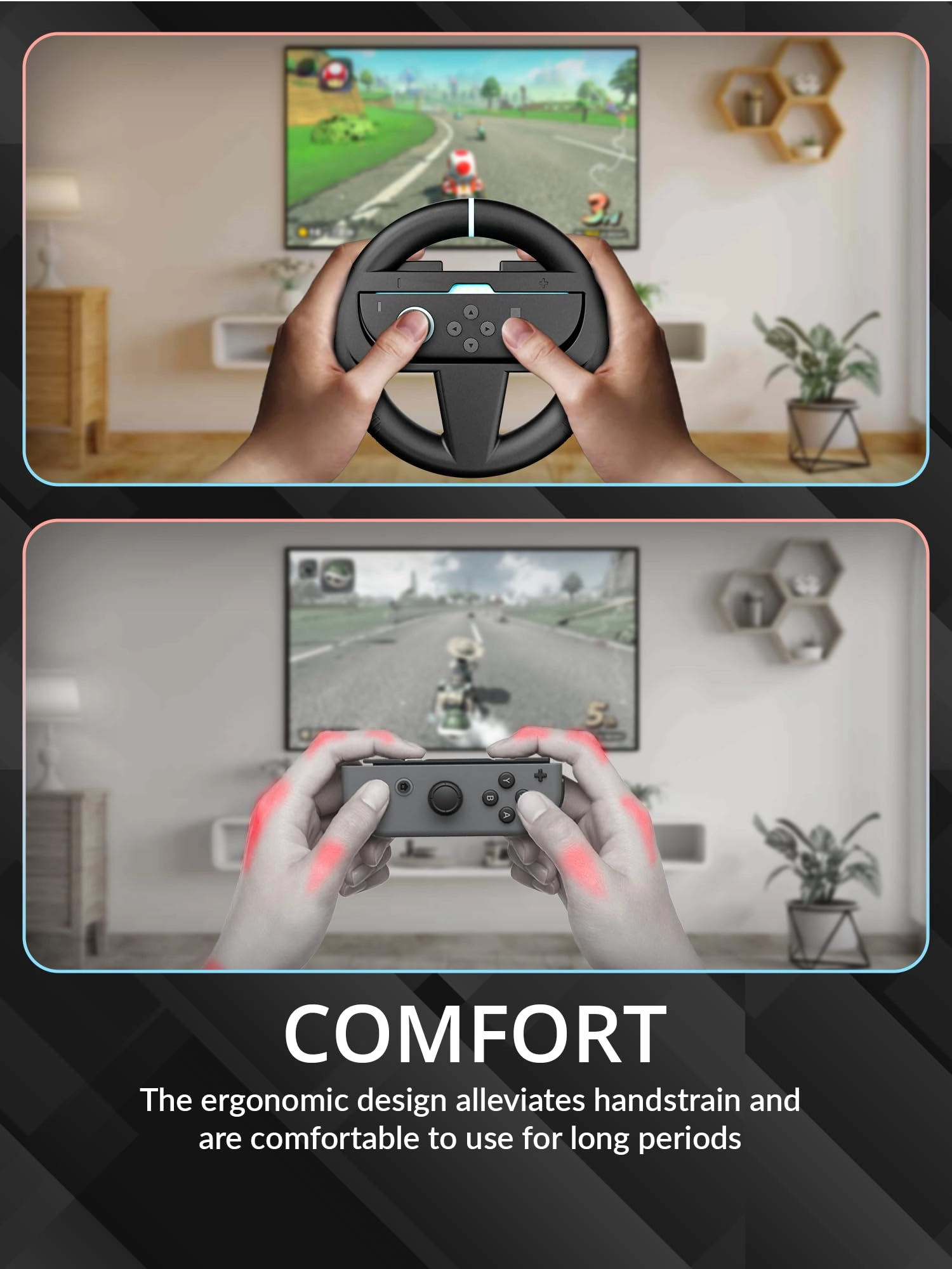 Steering Wheels - Nintendo Switch 2 Twin Pack