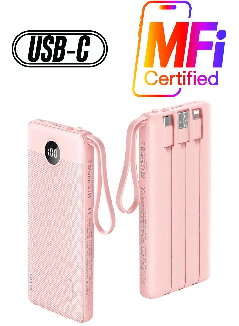 VRURC F1110 - 10000mAh 1 USB A port