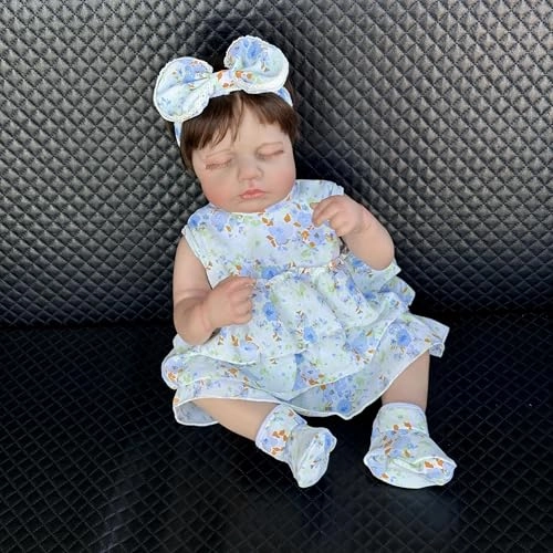 Loulou Reborn Baby Doll - 20 inch Full Body Vinyl Girl Ages 3+