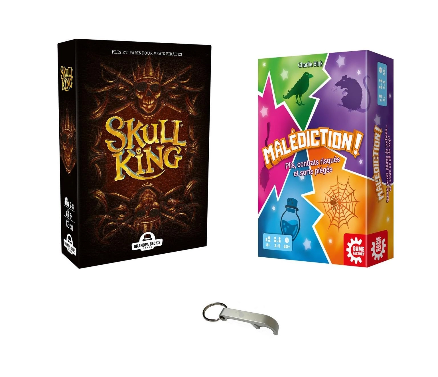 Blumie Shop Malediction + Skull King + Decap - Bottle Opener (French)