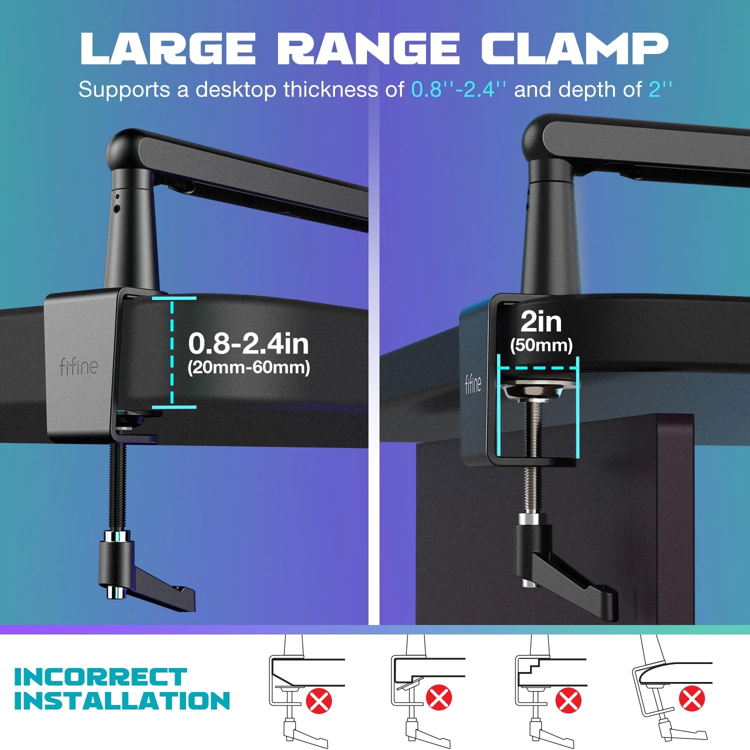 BM88 - Low Profile Adjustable Boom Arm