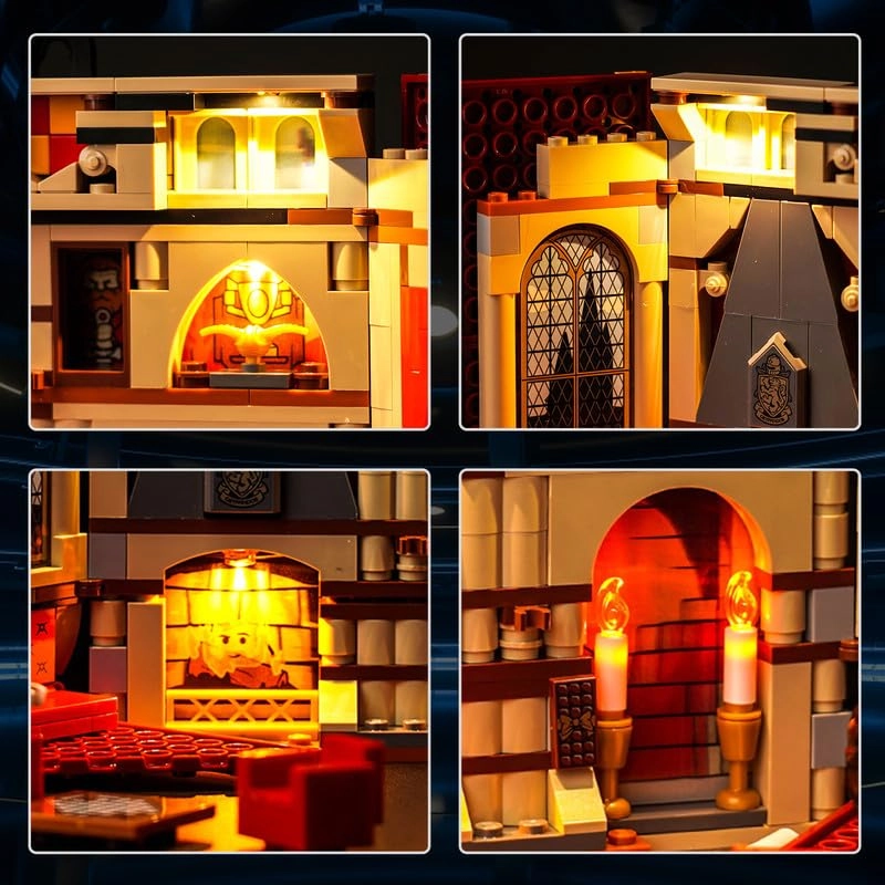 LED Light Kit for Lego 76409 Gryffindor House Banner - Battery Powered LED