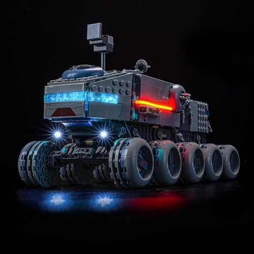 LED Light Set Compatible with Lego 75413 Republic Juggernaut - Standard Version Copper Line