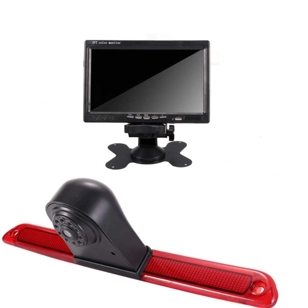 Rear View Mirror - 4.3 inch 800x480 + Brake Light Reversing Camera - Night vision 520 TV lines