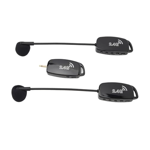 Wireless Microphone Headset - 2 x Microphone 2.4G