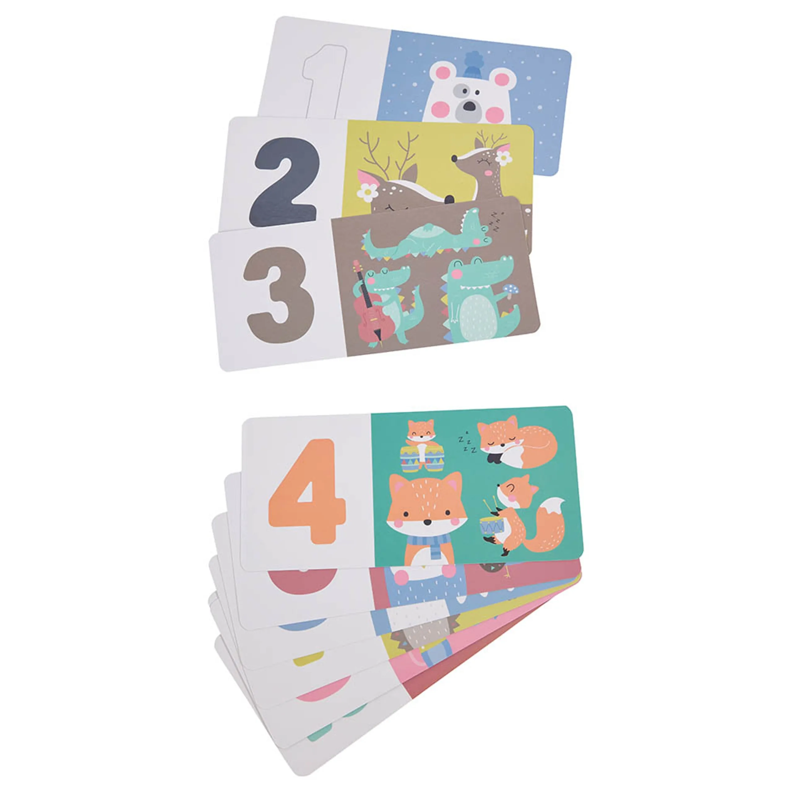 Wooden Numbers Puzzle - 2+