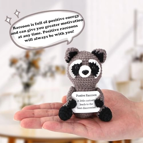 Positive Racoon - 5.91x2.76in/15x7cm