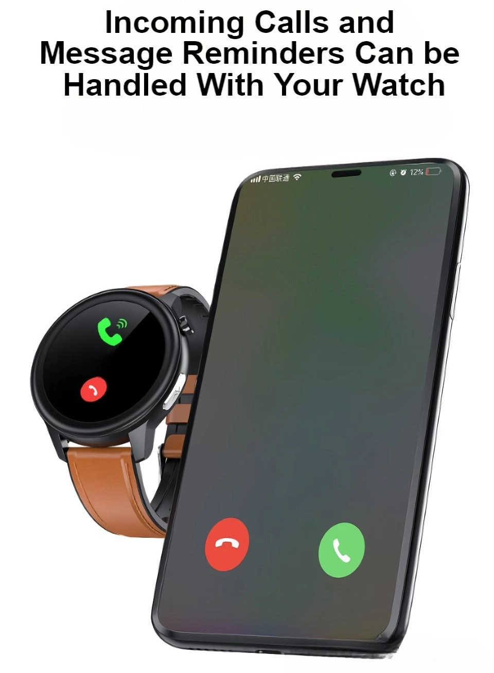 Glucose Monitoring Smart Watch - ECG Bluetooth Call SpO2