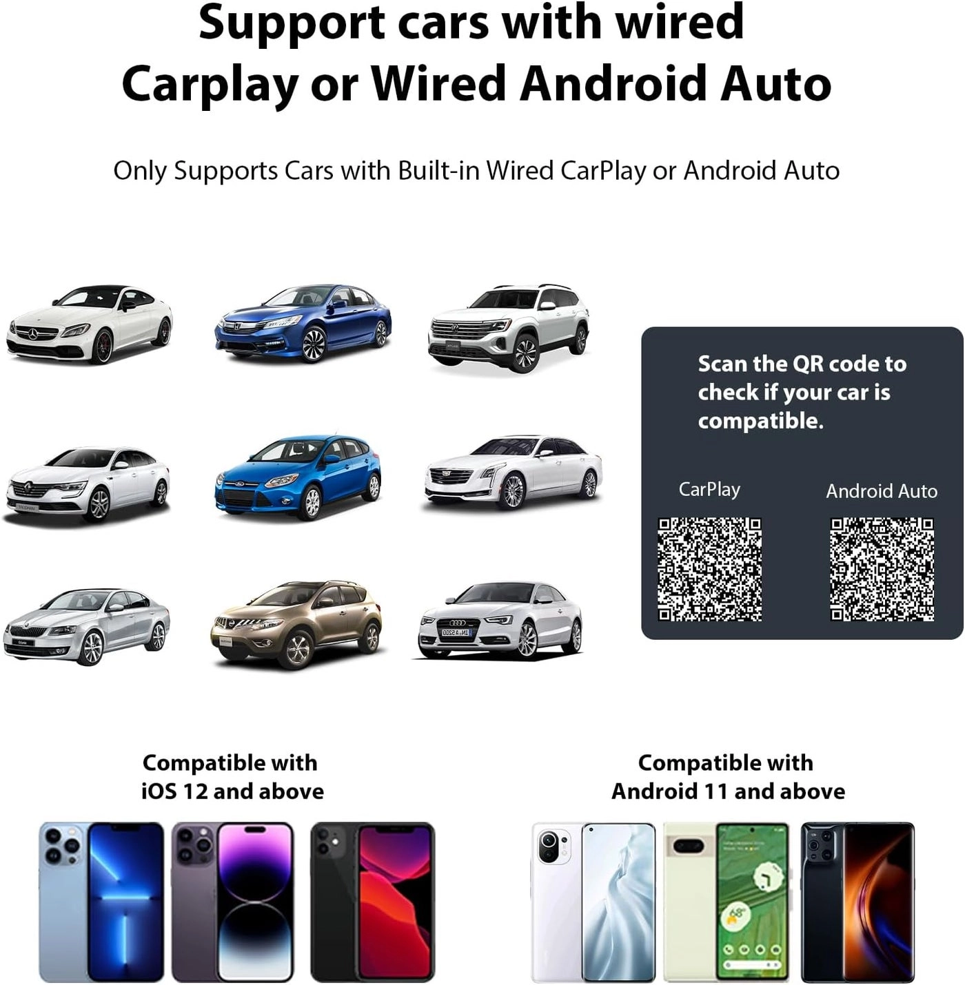 Wireless CarPlay & Android Auto Adapter