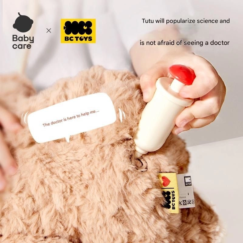 Plush Rabbit Doctor Pretend Playset - 6 Pcs