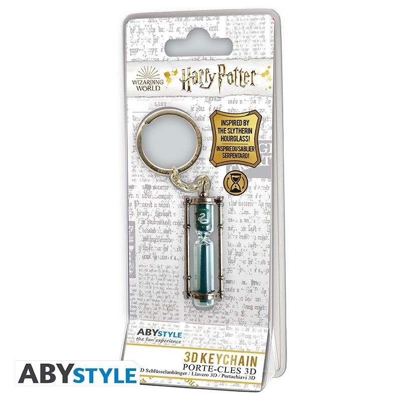 Keychain 3D - Slytherin Hourglass