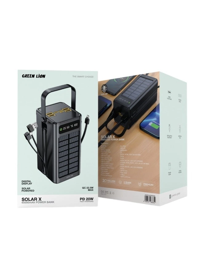 Solar X - 60000mAh 20W
