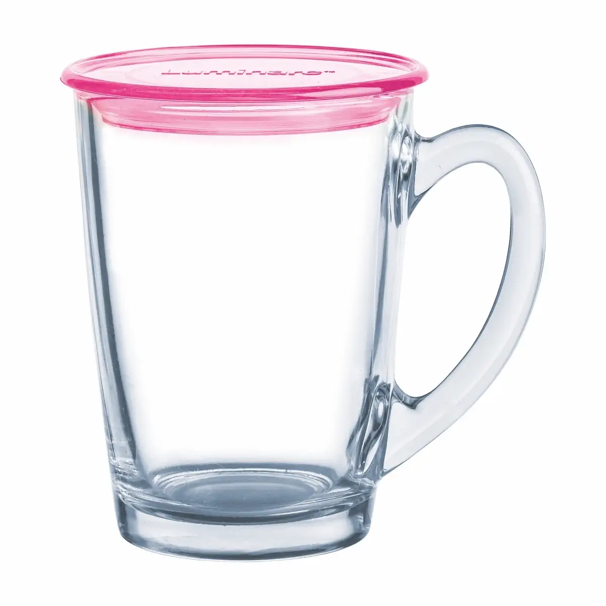 Luminarc New Morning Mug - 1 pcs Pink Lid - 320 ml