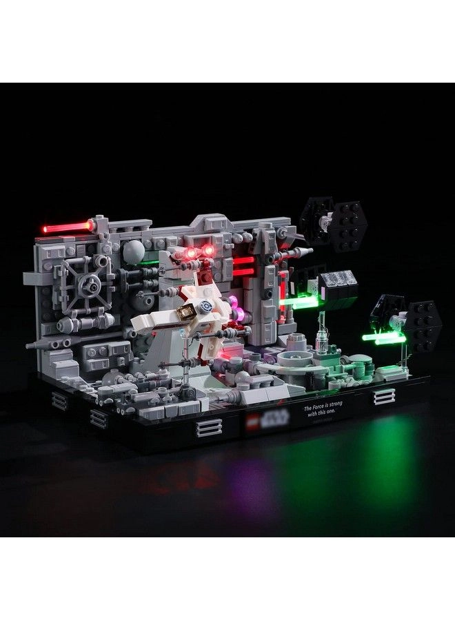 BRIKSMAX Star Wars Light For Lego Death Star Trench Run Diorama Led Lighting Kit (75329)