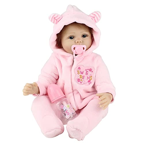 Reborn Baby Doll - 55cm 22" Vinyl Cotton Body