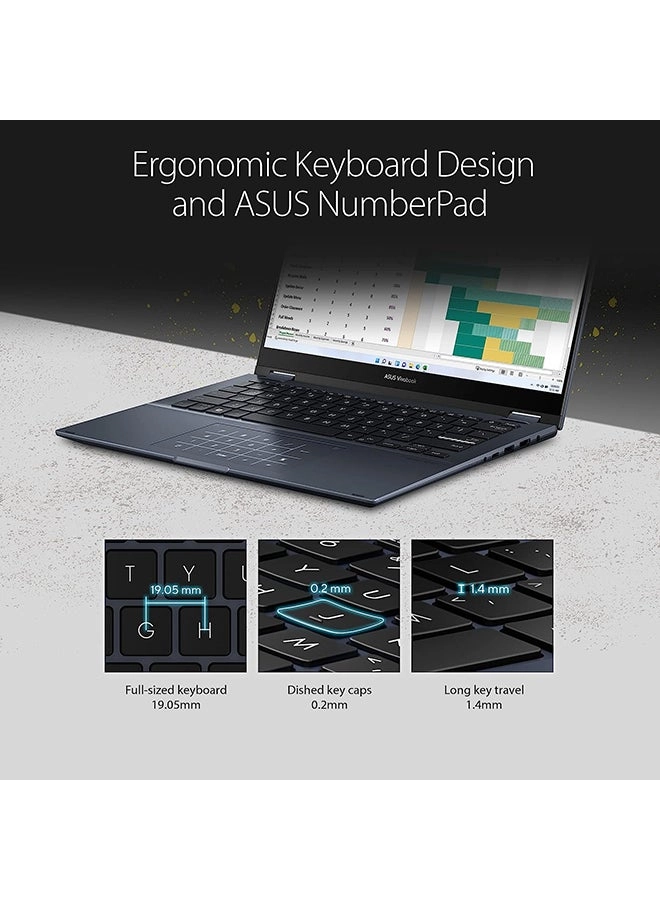 Zenbook 6H-DJZT-RB36 - 14'' Core i5-1240P 8GB DDR4 256GB SSD